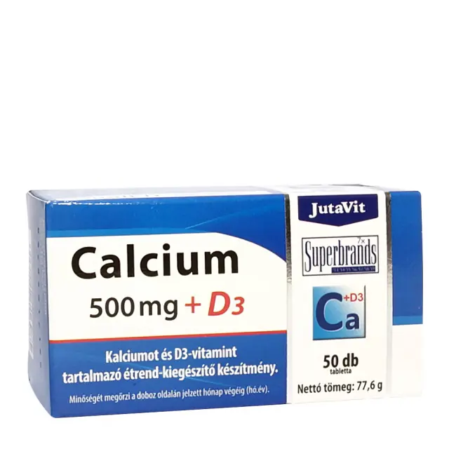 JutaVit Calcium 500 mg + D3 tablet