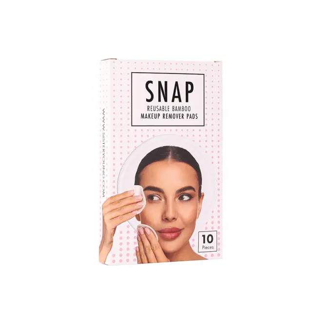 Sister Young Snap Make Up Removal Pads Επαναχρησιμοποιούμενα Πανάκια Ντεμακιγιάζ