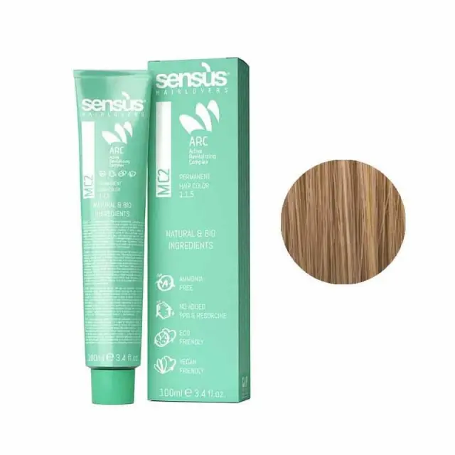 Sensus MC2 Permanent Hair Color 9.3 Very Light Golden Blonde 100ml - (μόνιμη βαφή χωρίς αμμωνία πολύ ανοιχτό ξανθό ντορέ)