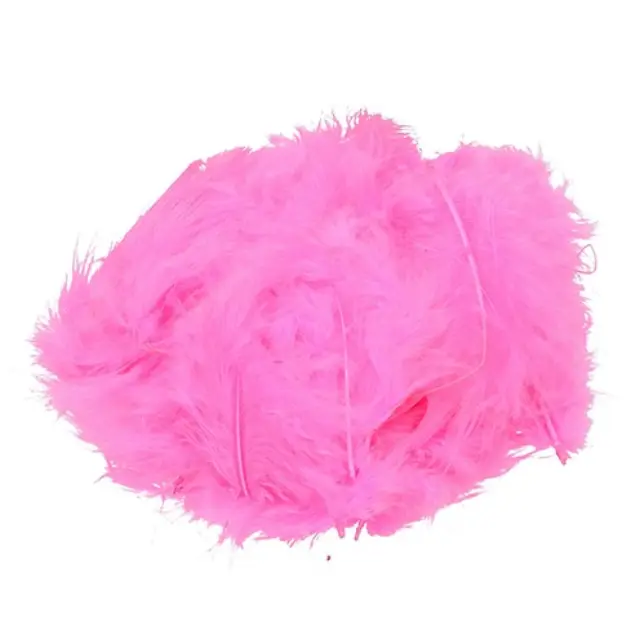 Φτερά Marabou Bright Pink - 10-12cm ~2g ~20τεμάχια
