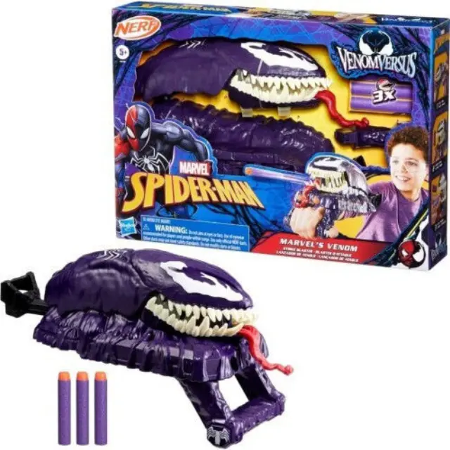 Hasbro Nerf Marvel SpiderMan: Venomversus - Marvels Venom Strike Blaster (G0730) 2