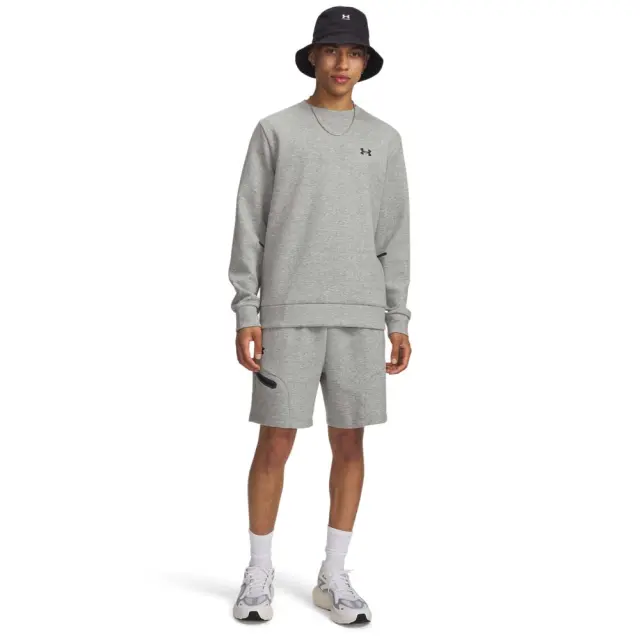 Under Armour Men's Unstoppable Fleece Shorts Γκρι 1379809-011 (Under Armour) 3