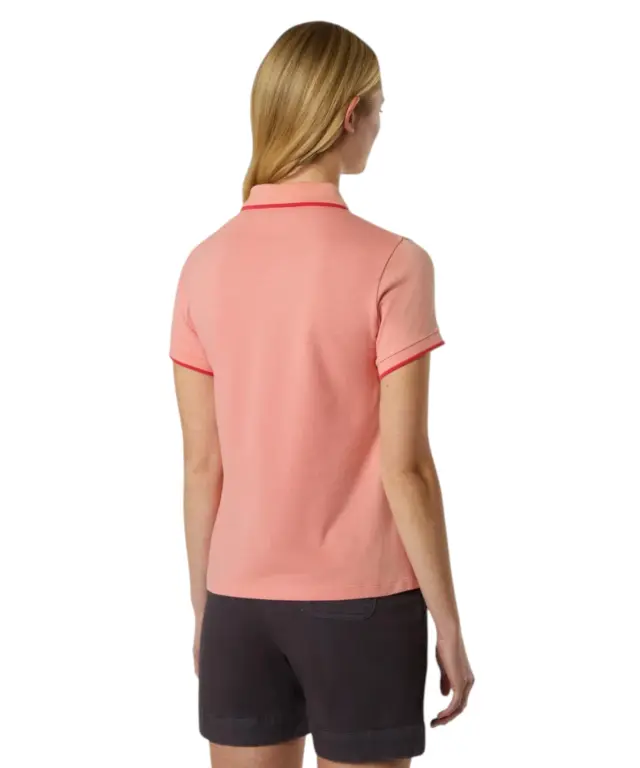 North Sails- Γυναικεία Κοντομάνικη Μπλούζα Polo Modal jersey 092308-000-0183 Κοραλλί 3