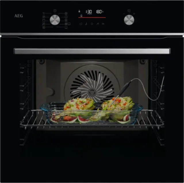 AEG OS6CB531AB Φούρνος άνω Πάγκου 71lt Π56εκ. Μαύρος