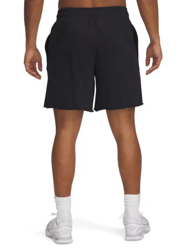 Under Armour Shorts Black Rival Terry Men's 1390147-001 3