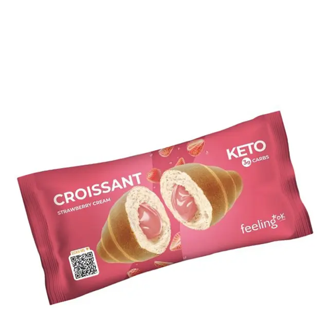 FeelingOK Strawberry Cream-Filled Croissant