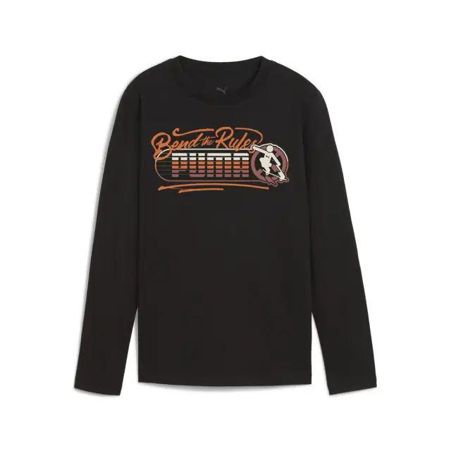 Puma Mid90s Longsleeve Tee Black 689958-01 - 15-16