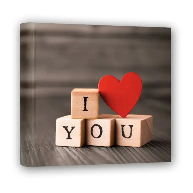Άλμπουμ φωτογραφιών ,I LOVE YOU hearts, VALENTINE B, 24X24CM με 60 σελίδες χαρτόνι+ ριζόχαρτο, αγίου Βαλεντίνου