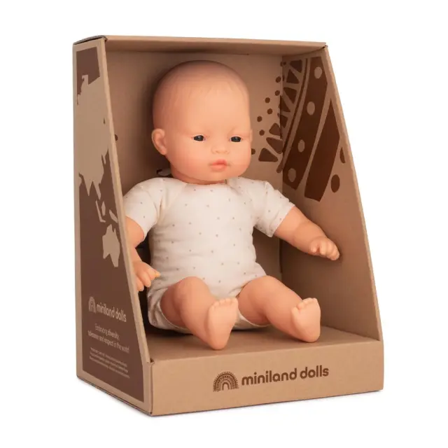 MINILAND DOLLS MINILAND ΜΩΡΟ ΚΟΥΚΛΑ ΜΕ ΜΑΛΑΚΟ ΣΩΜΑ ASIAN 32 CM