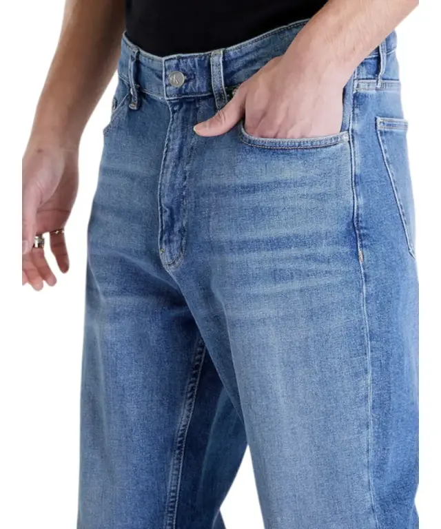 Calvin Klein – Ανδρικό Jean Regular Tapered Fit J30J324839-1A4 Μπλε - W29 L32 3