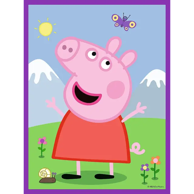 Παζλ Trefl Peppa Pig διπλής όψης 2x10τμχ 3