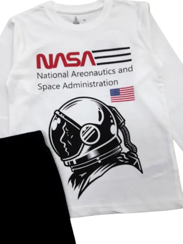 Πιτζάμα Μακρυμάνικη Nasa Black 80202570006 - 8-9 Y (134cm) 2