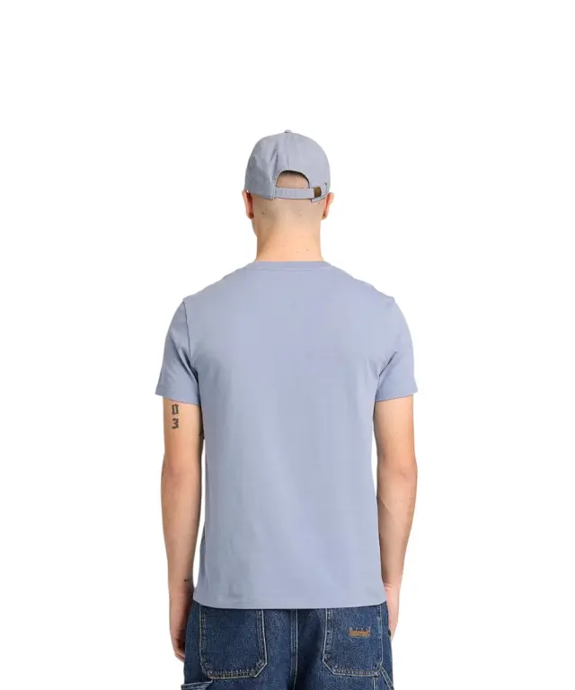 Timberland - Ανδρικό T-shirt SS Dunstan River Jersey Crew Tee Slim Fit TB0A2BPR-B88 Γαλάζιο - S 3