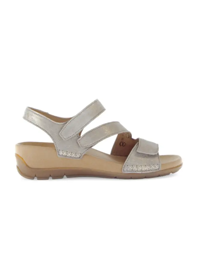 Gabor Πέδιλα Γυναικείο δέρμα Nubuck Γκρί GAB/63734 62-MUSCHEL 3
