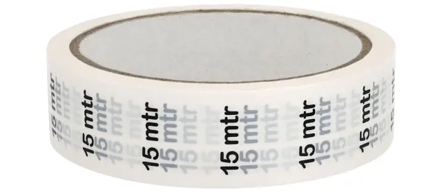 ALLCOLOR GAFFER-TAPE Marker-Tape - 25mm x 33m white "15M" (845-25 W)