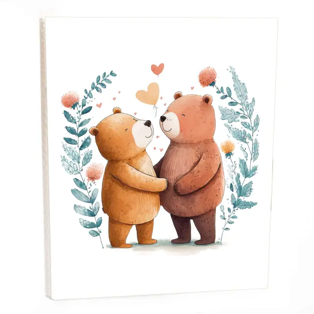 Άλμπουμ pocket με θήκες για 36 φωτογραφίες 13Χ18 (bears in love)
