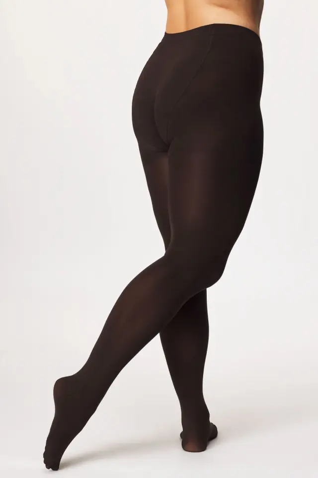 Καλσόν plus size καφέ 3