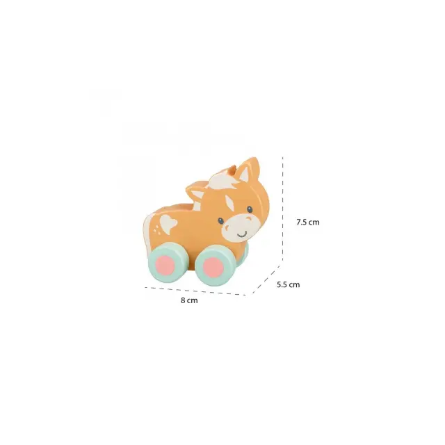 Πόνυ Push & Pull Orange Tree Toys 2