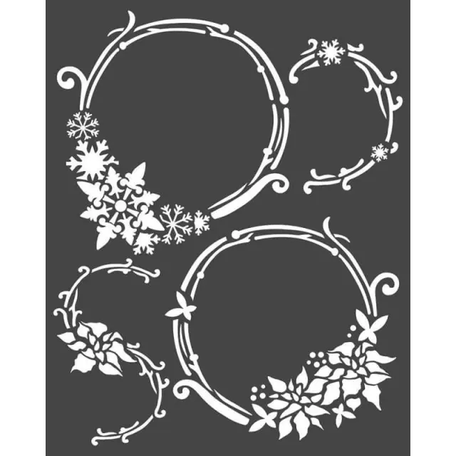 Στένσιλ Stamperia Mix Media - 20x25cm - Garlands