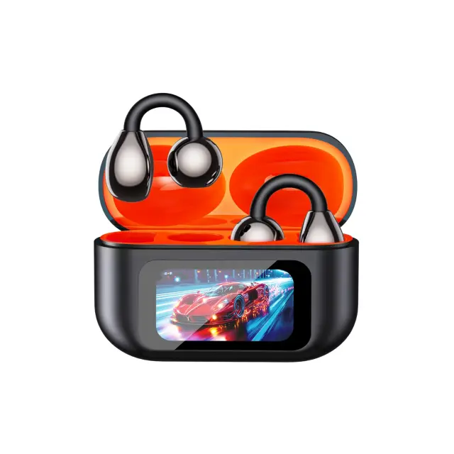 XG42 Ai Translator Earbuds Touch Screen Μαύρο