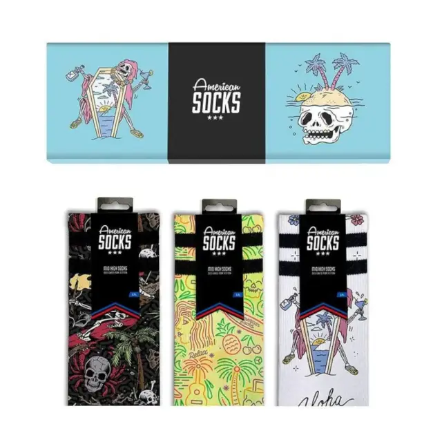 AMERICAN SOCKS Signature Aloha Collection Gift Box - 37-41 (S/M)