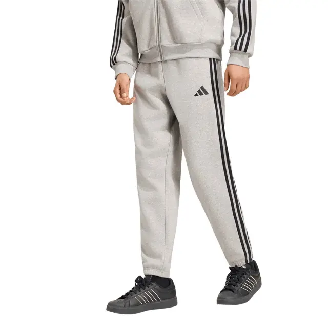 adidas Sportswear Men's 3Stripes Fleece Tapered Cut Pant Γκρι KY4127 (adidas Sportswear)