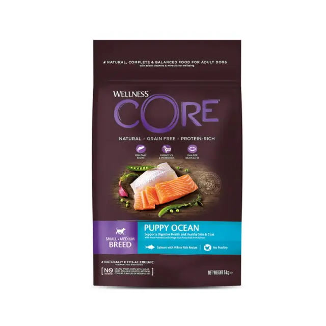 Wellness Core Puppy Small Medium Breed Ocean 1.5kg Μονόχρωμο