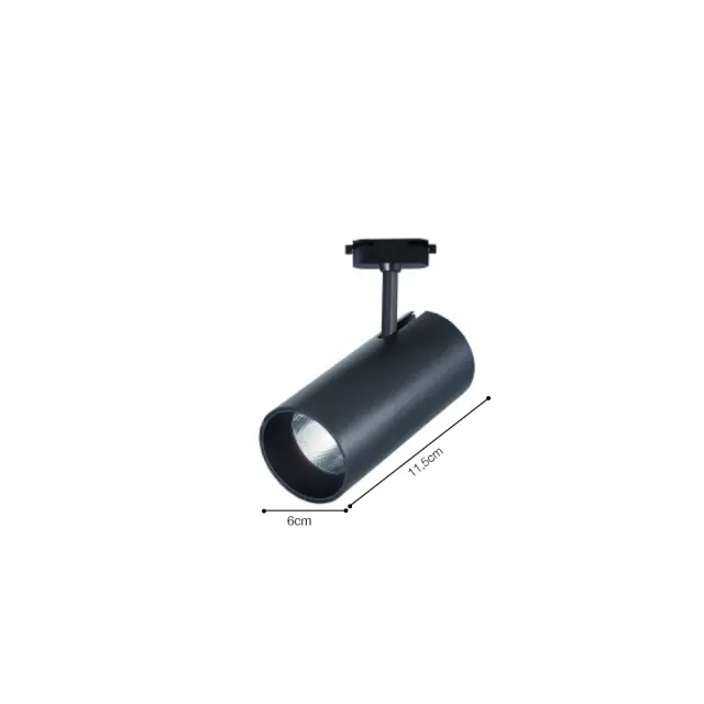 InLight Σποτ 20W μονοφασικής ράγας σε μαύρο χρώμα (T1-05500-Black) 2