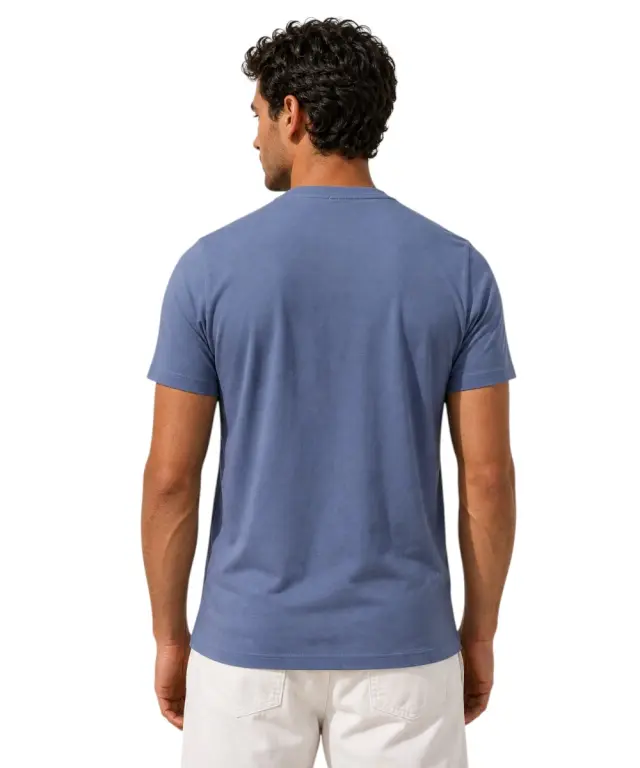 North Sails - Ανδρικό T-shirt Κοντομάνικο Regular Fit 996025-000-0772 Μπλε 2