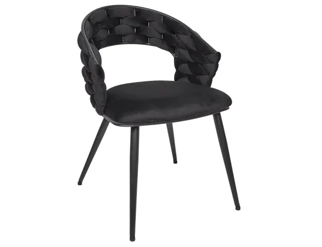 Kαρέκλα Sawyer Home Deco Factory με διαστάσεις 62x54x83cm - Black HD0359 2