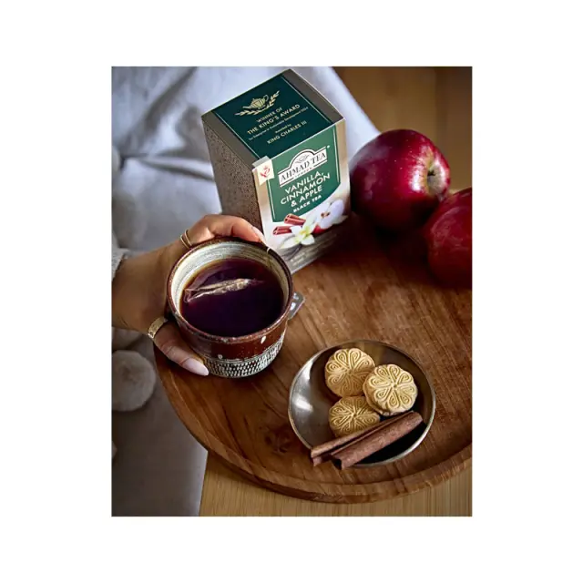 Ahmad Tea VANILLA CINNAMON & APPLE BLACK TEA - 20 φακελάκια 2