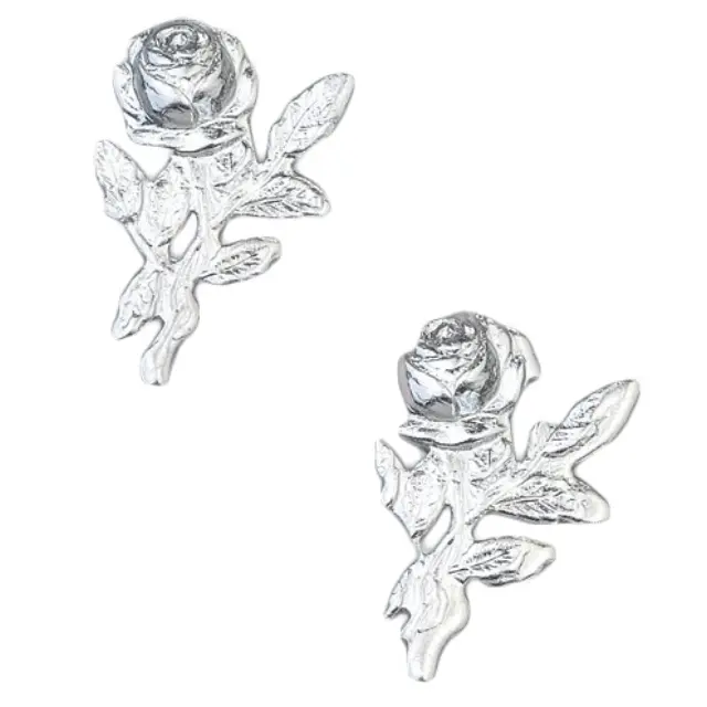Μεταλλικό Διακοσμητικό Roses 10x16mm - 2τεμ