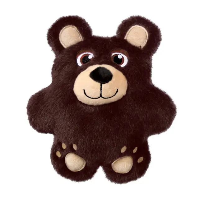 Kong Snuzzles Bear Παιχνίδι Ανάκτησης με Ήχο για Σκύλους/ Medium 22.23x0x21.6cm Μονόχρωμο 3