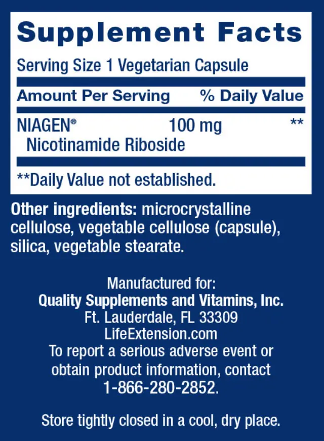 Life Extension NAD+ Cell Regenerator 100 mg 2