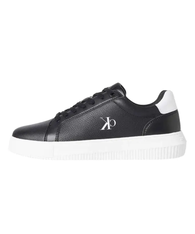 Calvin Klein - Ανδρικά Sneakers Chunky Cupsole Leather Black YM0YM01198-0GN Μαύρο 2