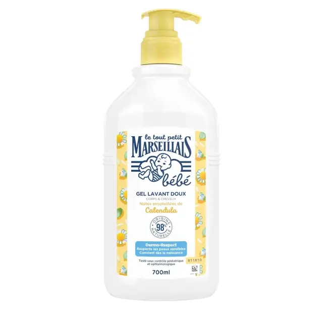 Le Petit Marseillais Bebe Σαμπουάν & Αφρόλουτρο με Calendula 700ml