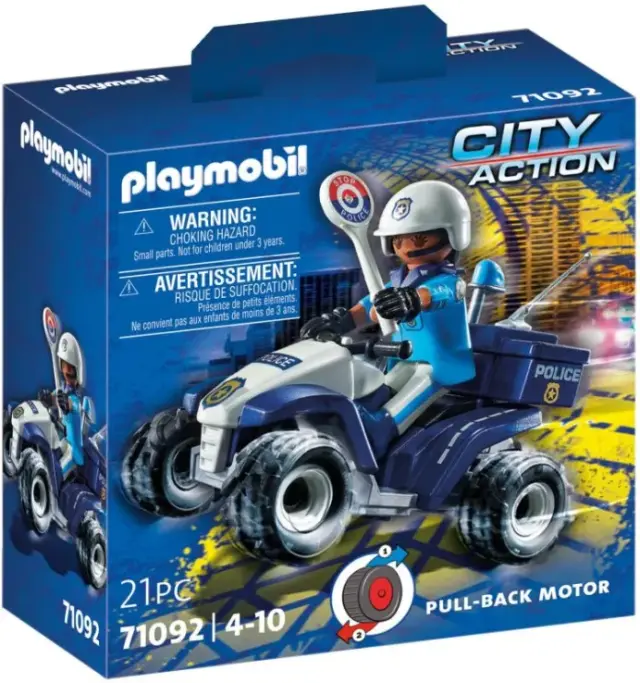 Playmobil Αστυνομικός Με Γουρούνα 4x4 (71092) 2