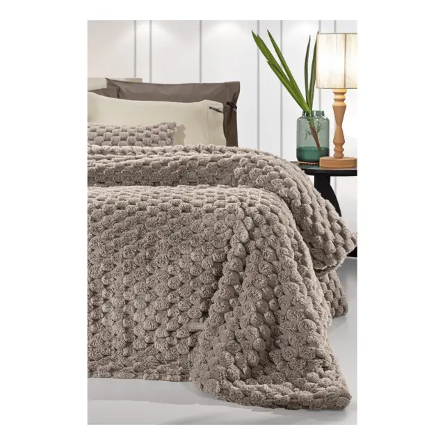 ΓΟΥΝΙΝΗ ΚΟΥΒΕΡΤΑ KING SIZE(240×260) ELIXIR TAUPE GUY LAROCHE 2