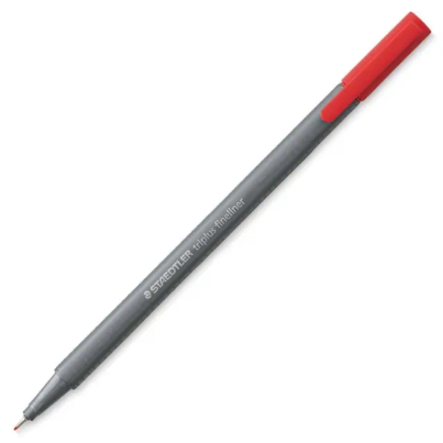 Μαρκαδόροι Staedtler Triplus Fineliner - 2 Red