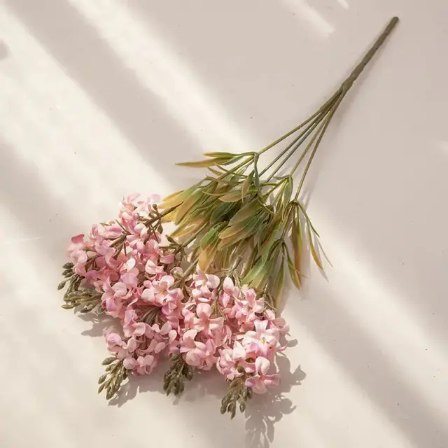 Υάκινθος κλαδί τεχνητό, ροζ, 38cm 2