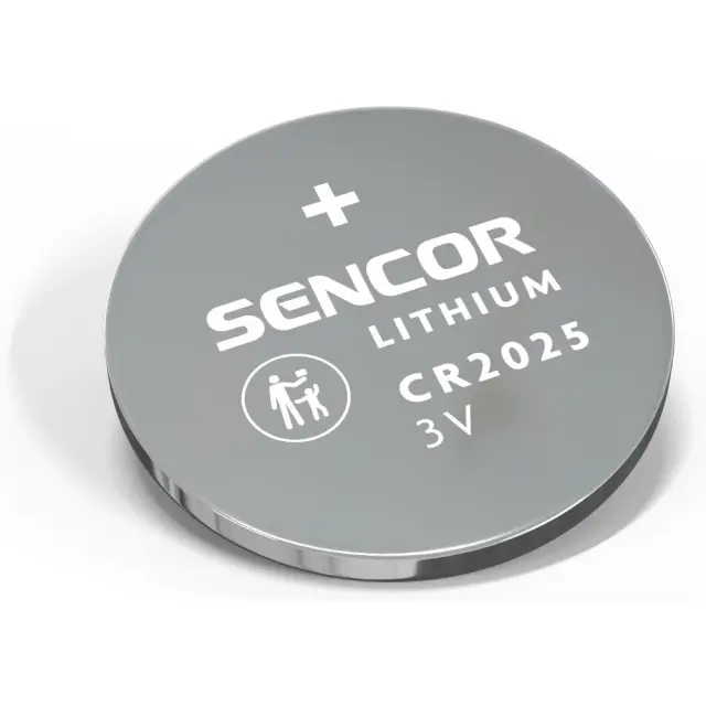 Μπαταρία Λιθίου Sencor SBA CR2025 3V 1τμχ 3