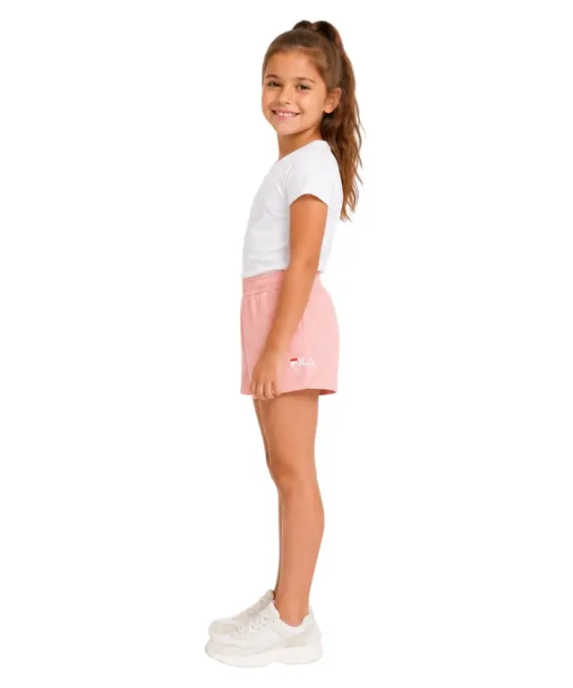 Fila - Παιδικό Σορτς Για Κορίτσια Benna FAK0498-40133 Ροζ 2