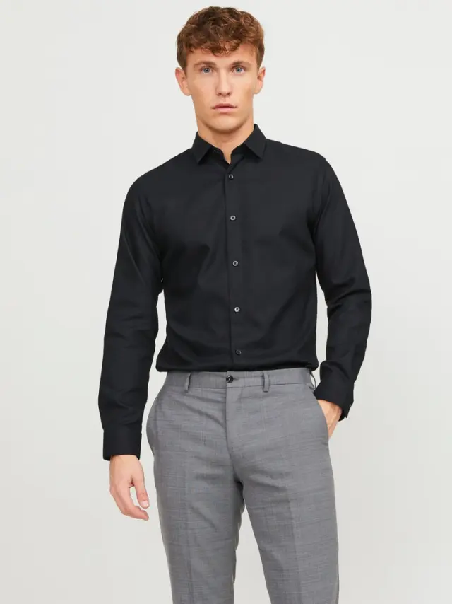 JJEHARVEY SHIRT LS black 3