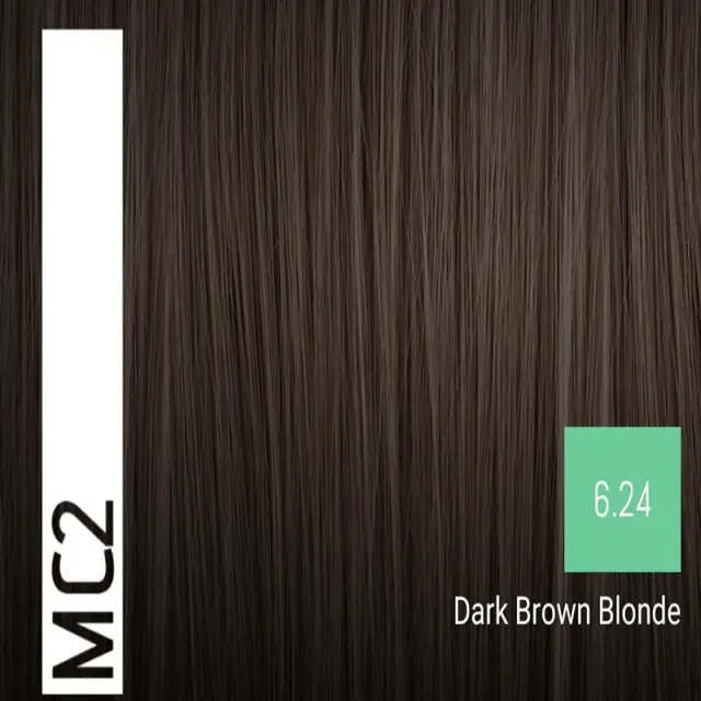Sensus MC2 Permanent Hair Color 6.24 Dark Brown Blonde 100ml - (μόνιμη βαφή χωρίς αμμωνία ξανθό σκούρο μαρόν) 2