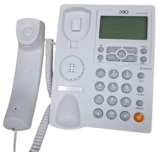 Ενσύρματο σταθερό τηλέφωνο - OHO-011 - 300641 - White 2