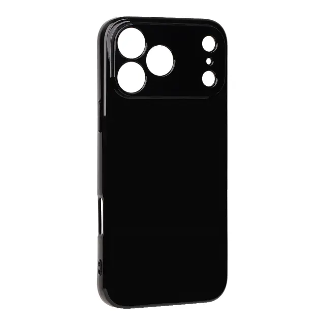 OBAL:ME Glossy Cover for Apple iPhone 17 Pro Max Black 3