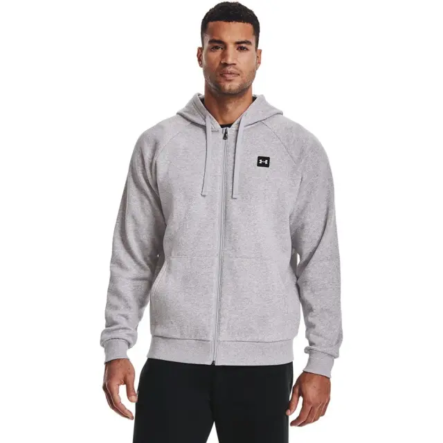 Under Armour Rival Fleece Hoodie (1357111-011) - Γκρί