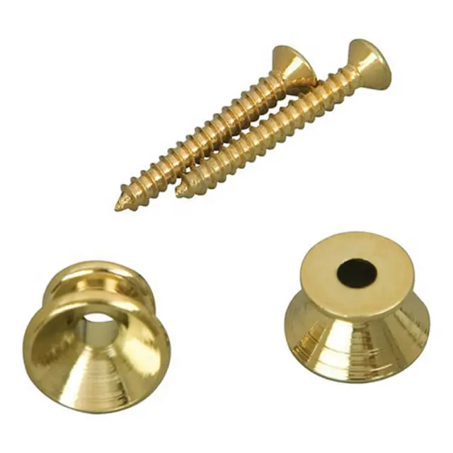 D'Andrea USA EP2G Strap Button Gold (Ζεύγος)