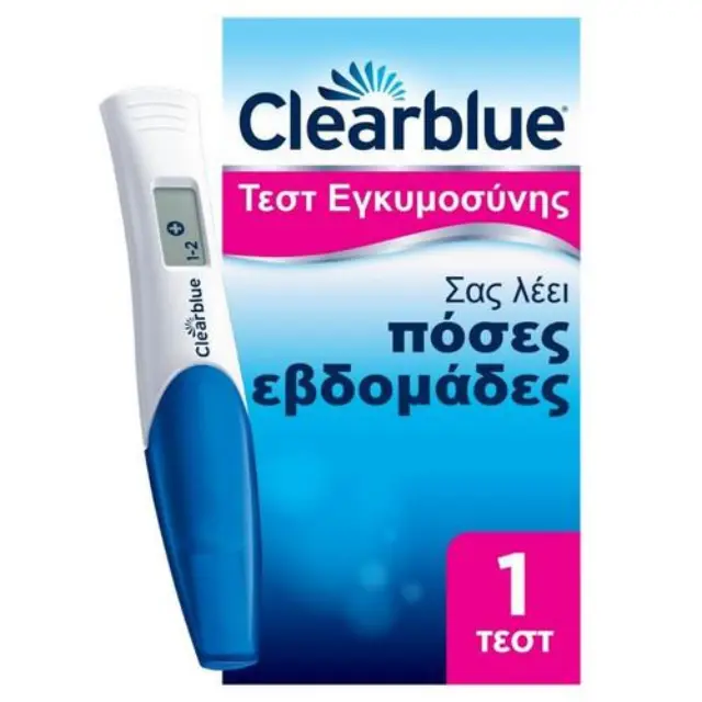 Clearblue Digital Ψηφιακό Τεστ Εγκυμοσύνης με Δείκτη Σύλληψης 1 Τεμ.