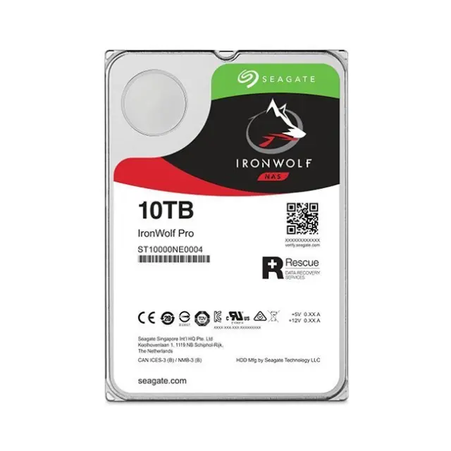 Seagate Σκληρός Δίσκος HDD Ironwolf Pro Enterprise 10TB 7200rpm 256MB Sata III (ST10000NT001)